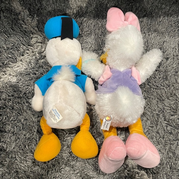 Disney Donald Daisy Duck Plush Dolls Toy Disney World Exclusive Vintage 14” 18” - Picture 4 of 9